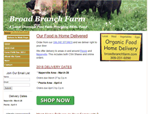 Tablet Screenshot of broadbranchfarm.com